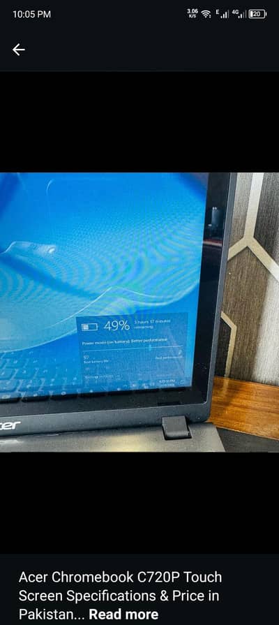 AcerchromebookC720P Touch screen