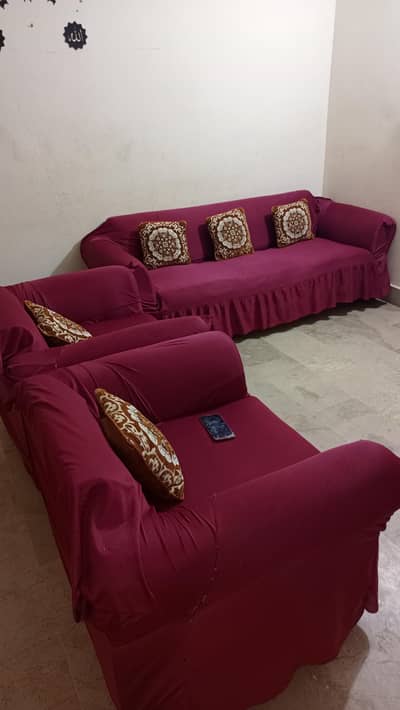5-Seater Sofa Set for Sale – Excellent Condition