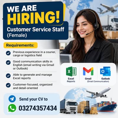 Female Customer Service Assosiate