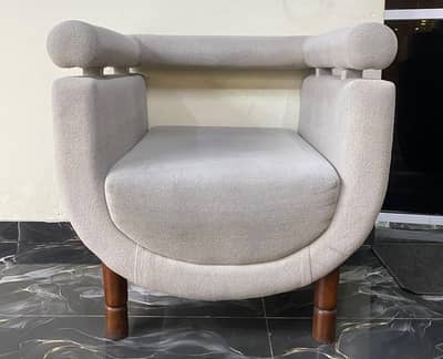 2-Piece 1-Seater Sofas Off white –