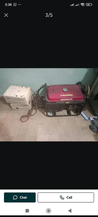 Honda Generator 2.5kv Dubai import original