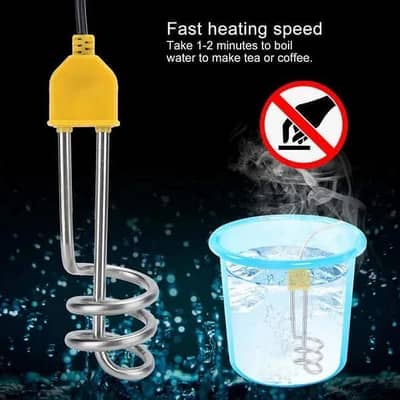 1500W Stainless Steel Hot Water Heater 220V Random Color
