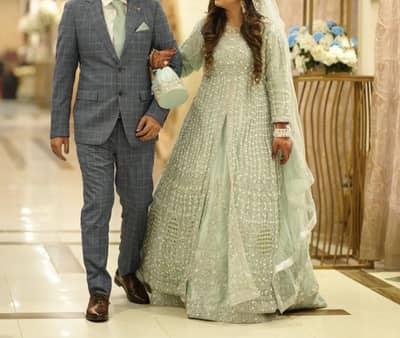 Bridal waleema maxi