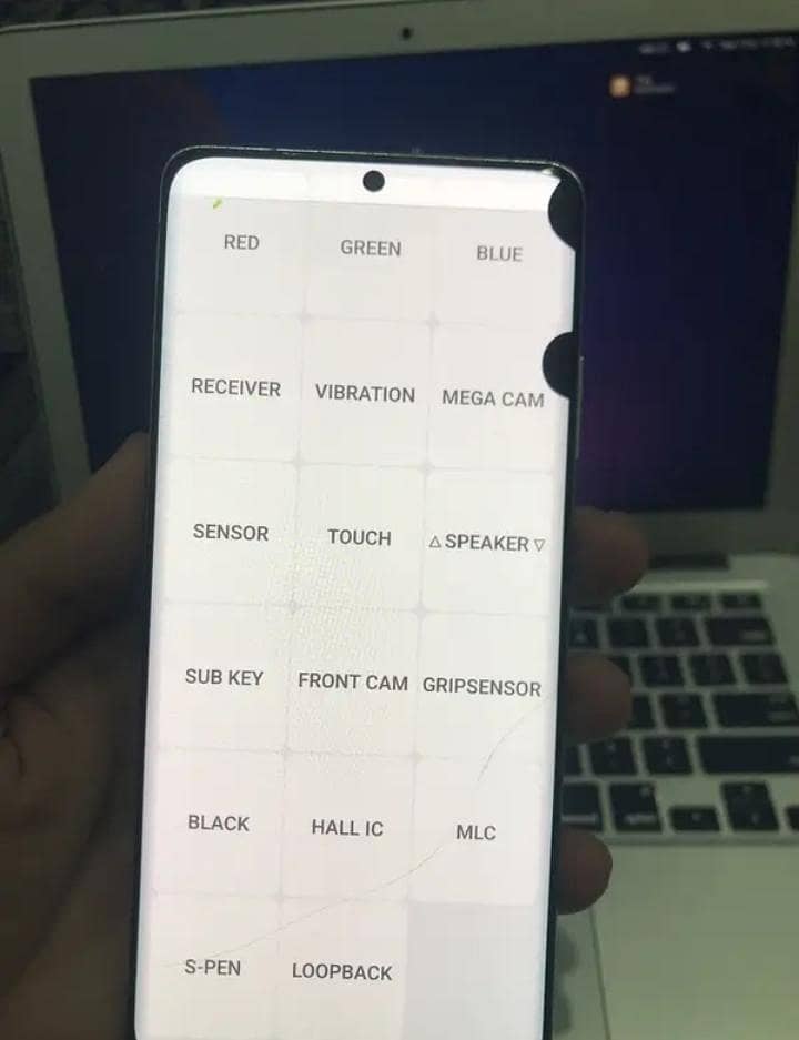 Samsung S21 Ultra Panel with frame, front camera, sub board - Mobile ...