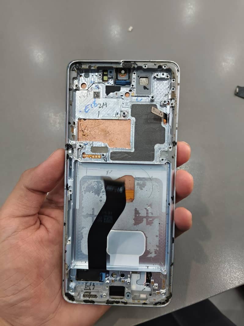 Samsung S21 Ultra Panel with frame, front camera, sub board - Mobile ...