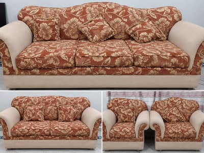 5-Seater Sofa Set – Well Maintained