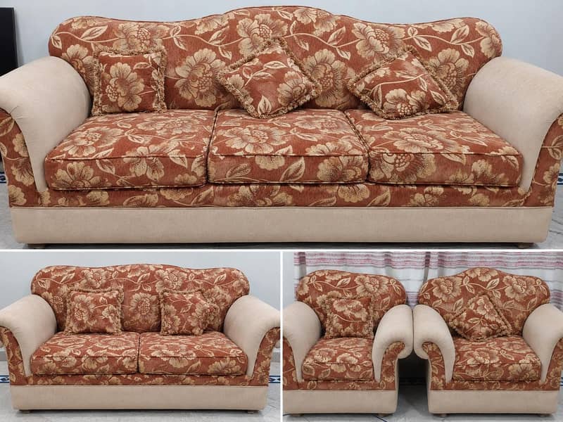 5-Seater Sofa Set – Well Maintained 0