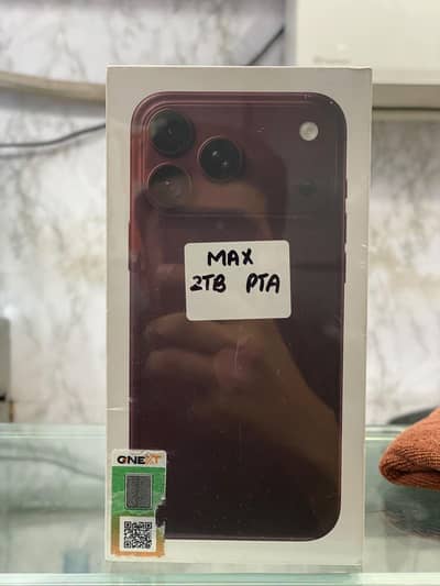 Apple iPhone 18 promax 2TB Burgandi  Gnext Boxpack