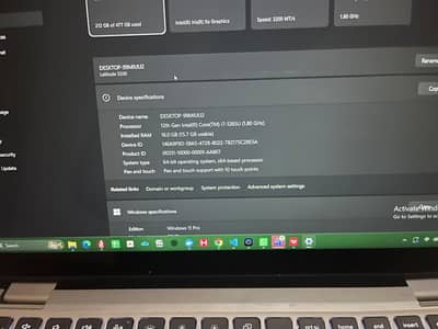 Dell Latitude 5330 i7 12th Gen 16gb Ram 512gb Nvme