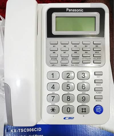Panasonic KX-TSC906CID Caller ID Corded Landline Phone