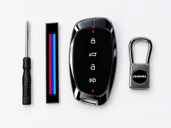Haval H6 Key Cover with Metal Shell – Premium Smart Car Key Case, Remote Fob Protector