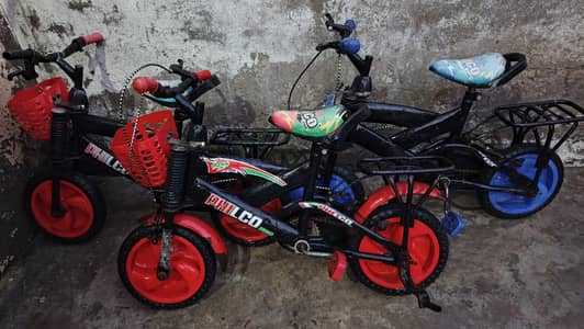 3 kids bicycle set for sale - philco pro - bundle offer not single DHA