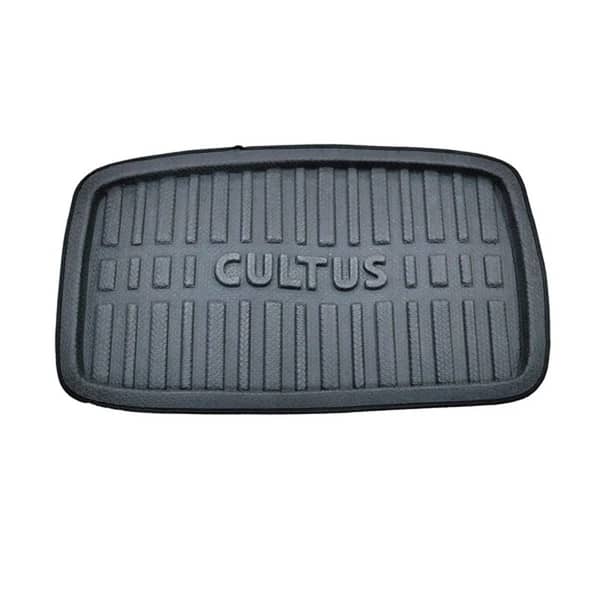 Suzuki Cultus 2017-2021 Custom Fit Foam Trunk Tray Mat – Waterproof Anti-Slip Cargo Boot Liner (Black)