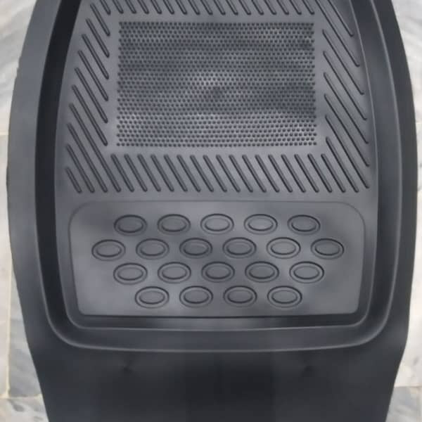 5Pcs Universal Car Floor Mats in PVC Rubber – Anti-Slip, Waterproof, Heavy-Duty Front and Rear Set