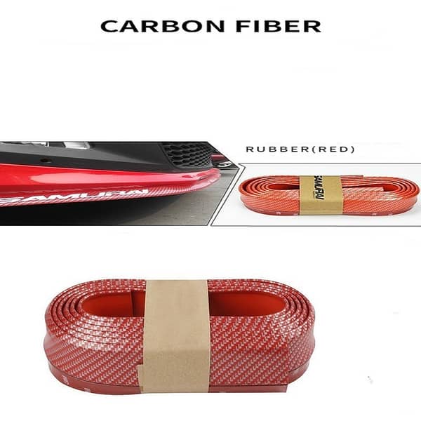 1 Pc Carbon Fiber Front Bumper Lip Spoiler Universal Splitter Skirt Protector for Auto Styling