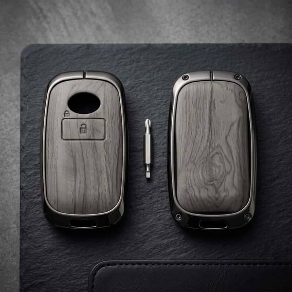 Toyota Raize Elite Series Metallic Car Key Case (2019-2026) Grey Zinc Alloy Cover
