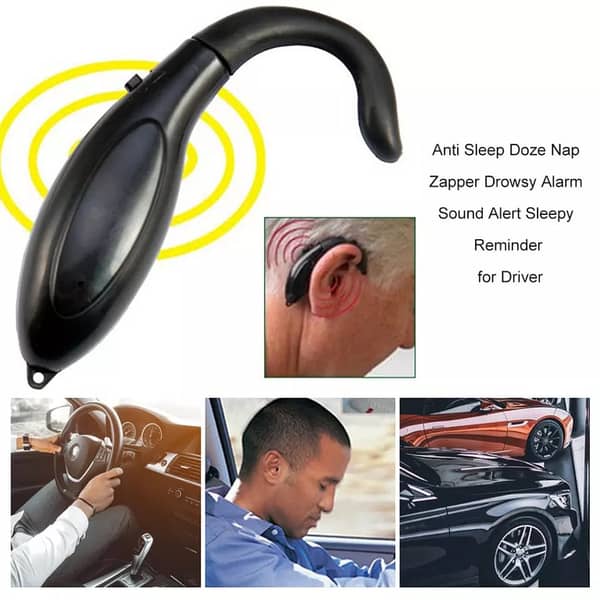 Driver Anti-Sleep Alarm Device – Vibrating Drowsiness Alert for Safer Driving
