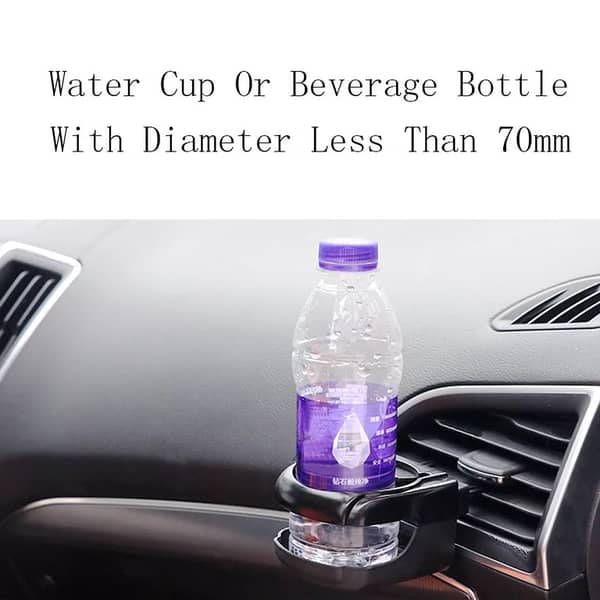 1 Pc Universal Car Cup Holder Black Drink Bottle Holder for Car Interior