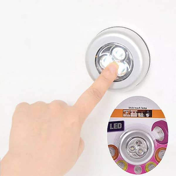 LED Car Interior Touch Light USB Rechargeable – Wireless Magnetic Emergency Cabin Light for Car Roof, Trunk, Glove Box and Reading