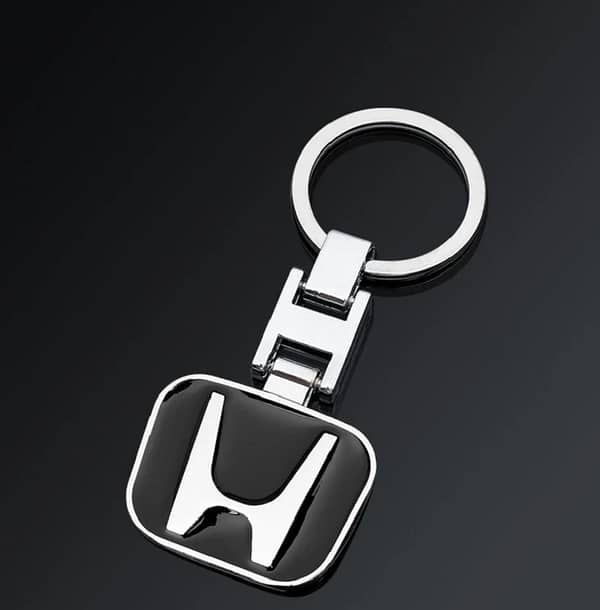 Honda Metal Car Keychain – Premium Zinc Alloy Key Ring for Car Keys, Bike Keys & Key Holder