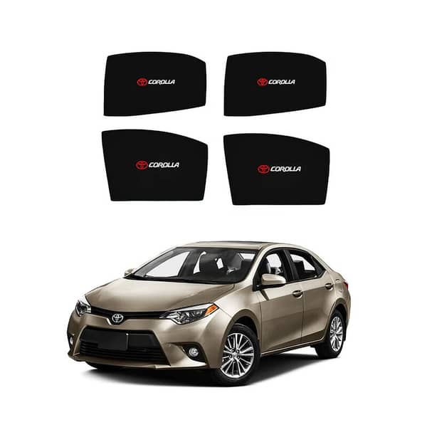 Toyota Corolla (2015-2023) Custom Fit Magnetic Sun Shades — UV Protection, Privacy Mesh, Window Screen