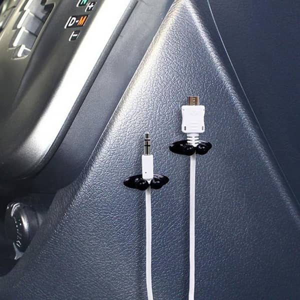 8-Pack Car Cable Organizer Clips for Interior Cable Management
