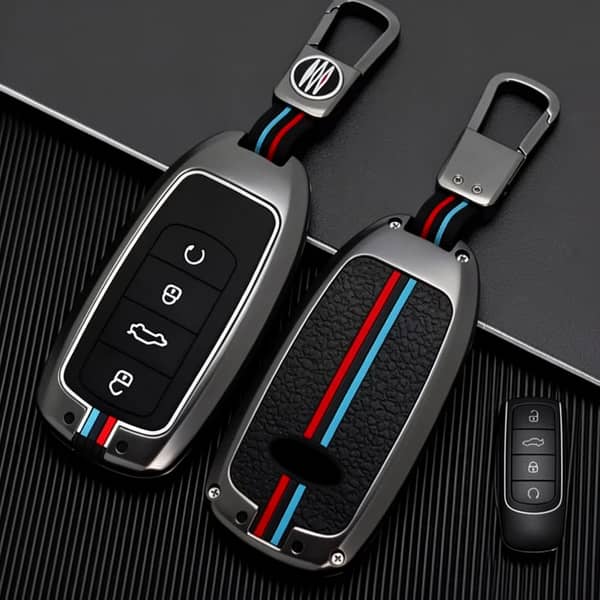 Jaecoo J7 Premium Metal Key Fob Cover: Shockproof Protective Shell