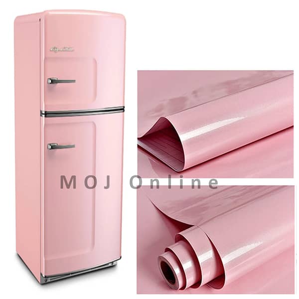 Adhesive Waterproof PVC Sticker Roll for Refrigerator, Cabinets, Shelves & Furniture Wrap