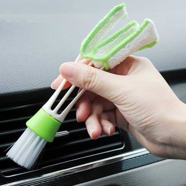 2 Pack Air Vent Cleaning Brush Set for Windows, Keyboard, AC Vents and Dust Removal