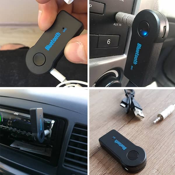 Universal Bluetooth 5.0 AUX Receiver: 3.5mm Wireless Music Adapter for Cars, Home Stereo and Speakers