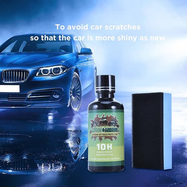 MUDDARMOR 10H Ceramic Coating 40ml – Car Paint Protection, Nano Ceramic Shield, Hydrophobic Gloss Coating, Scratch Resistance, Water Repellent Auto Detailing Solution