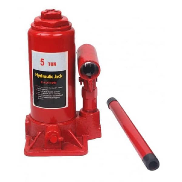 5 Ton Hydraulic Bottle Jack ATS-0038 – Heavy Duty Car Lifting Jack for Sedan, SUV & Pickup, Portable Steel Hydraulic Lift