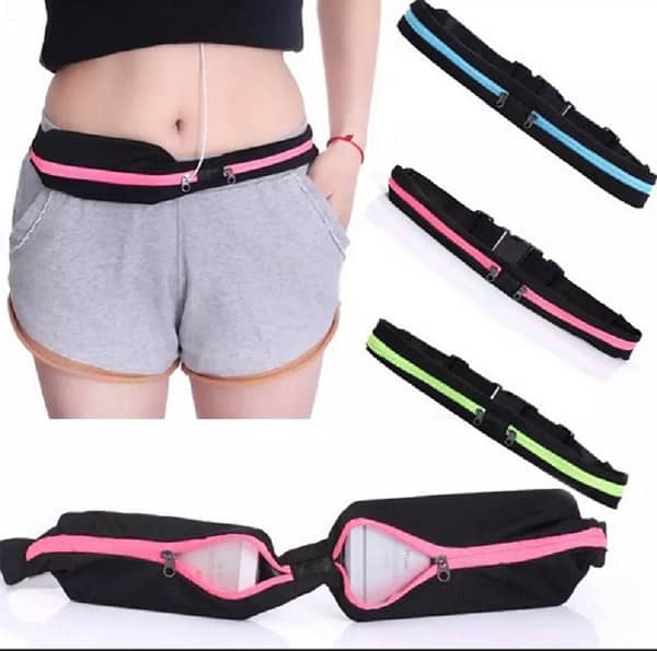 Waterproof Running Waist Bag Sports Phone Holder Money Belt for Jogging & Fitness