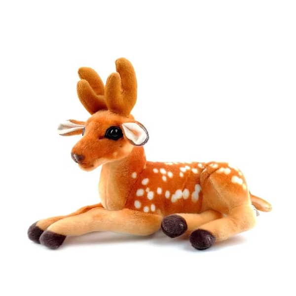 Cute Deer Plush Toy – Soft Stuffed Animal Doll for Kids Gift & Home Decoration
