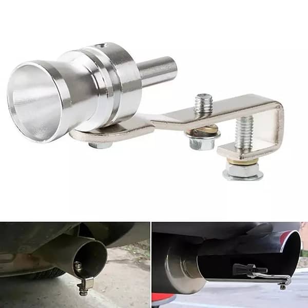 Universal Car Turbo Sound Whistle – Aluminum Exhaust Muffler Simulator Blow-Off Valve Sound Maker