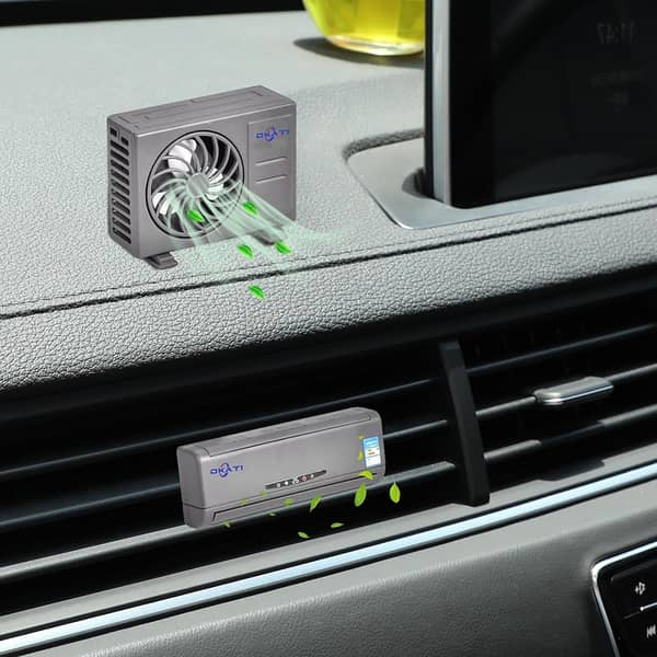1 Pc Solar Powered Car Air Vent Perfume Diffuser for Universal AC Vent