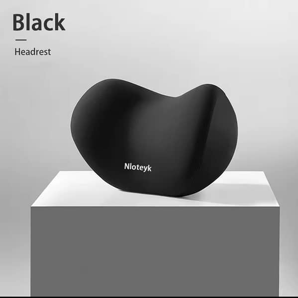 3D Memory Foam Car Seat Rest Cushion for Head and Neck – Ergonomic Pillow for Driving, Travel & Office