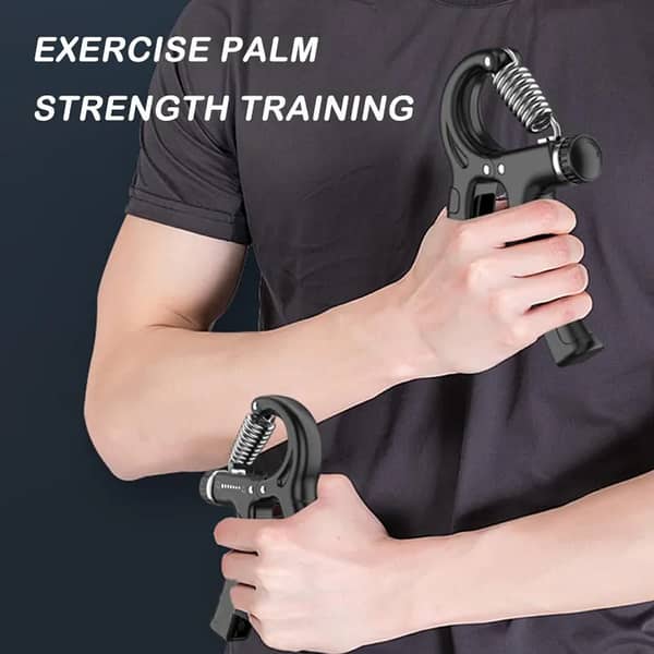 Adjustable R-Type Hand Gripper: Grip Strength Trainer for Fingers, Wrists, and Forearms