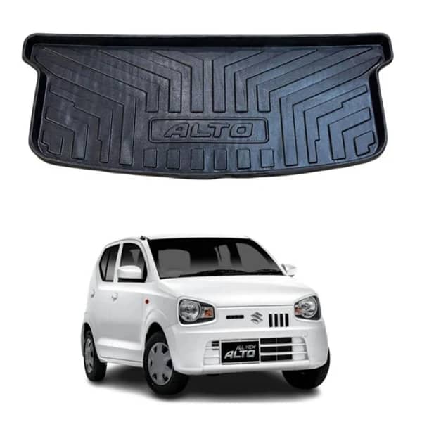 Premium TPU Trunk Tray Mat for Suzuki Alto – Waterproof Cargo Liner