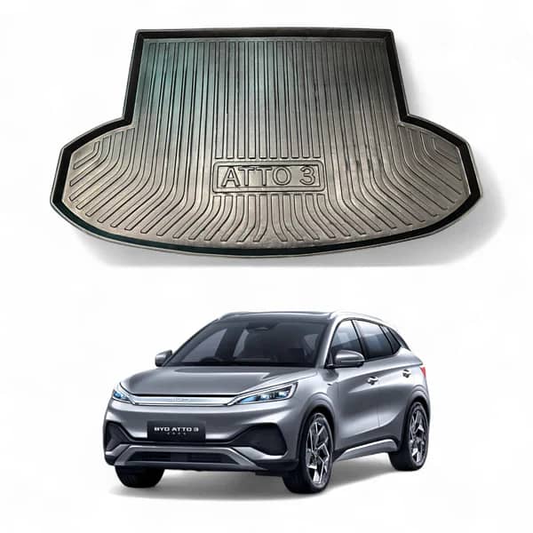 BYD Atto 3 Trunk Mat: Heavy-Duty TPU Cargo Liner with Anti-Slip Finish