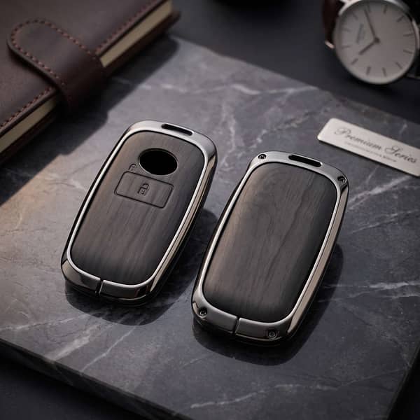 Toyota Raize Elite Series Metallic Car Key Case by Zinc Alloy – Black