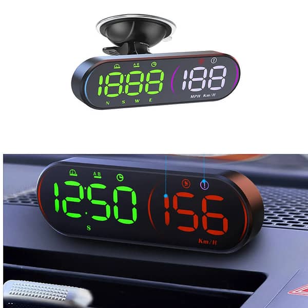 Universal G26 GPS HUD Gauge – Car Digital Head-Up Display with OBD2, Speedometer and Driving Computer