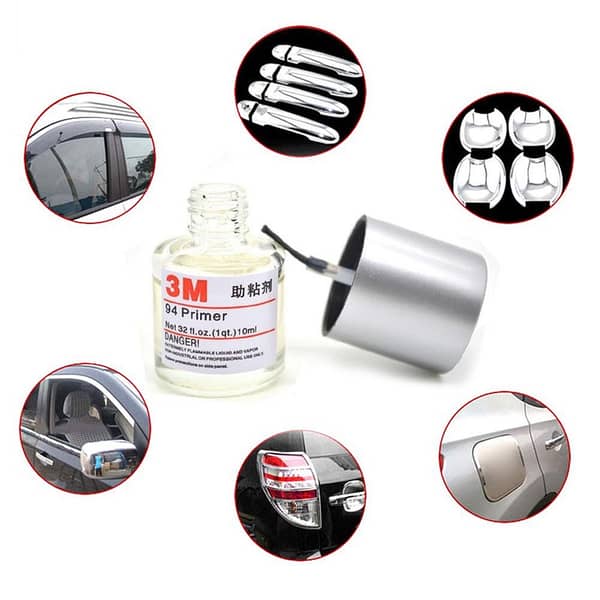 3M 94 Adhesive Primer (5 ml) – Adhesion Promoter for Car Wrapping, Vinyl, Vinyl Wraps, Trim & Auto Accessories