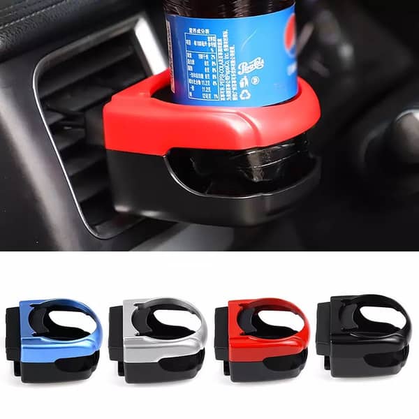 Universal Car Cup Holder – Black Drink Holder for Car Interior