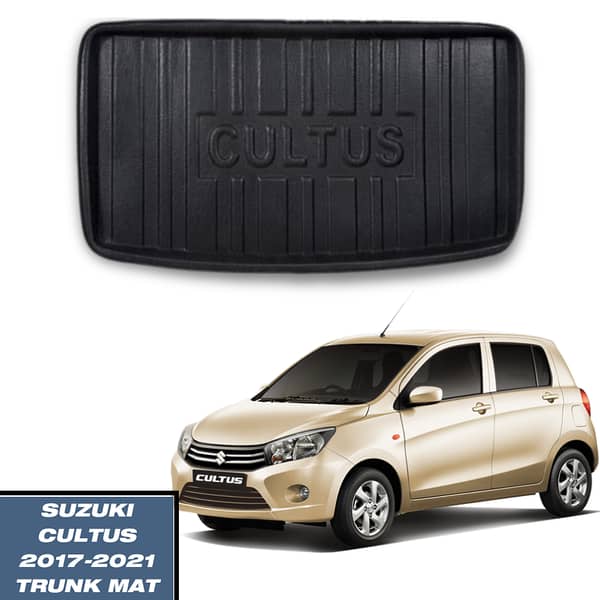 Suzuki Cultus Heavy-Duty Trunk Tray Mat - Anti-Slip, Waterproof Cargo Protector