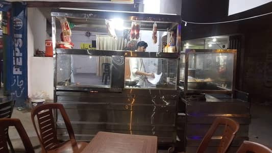 fast food counter