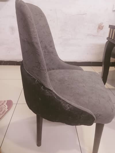 Dining table with six big chairs