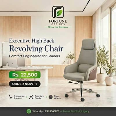 Executive High & Mid Back Revolving Chair