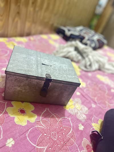 Metal Storage Box with Lock