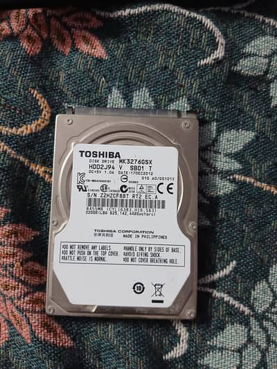 Toshiba 320 GB Laptop HDD